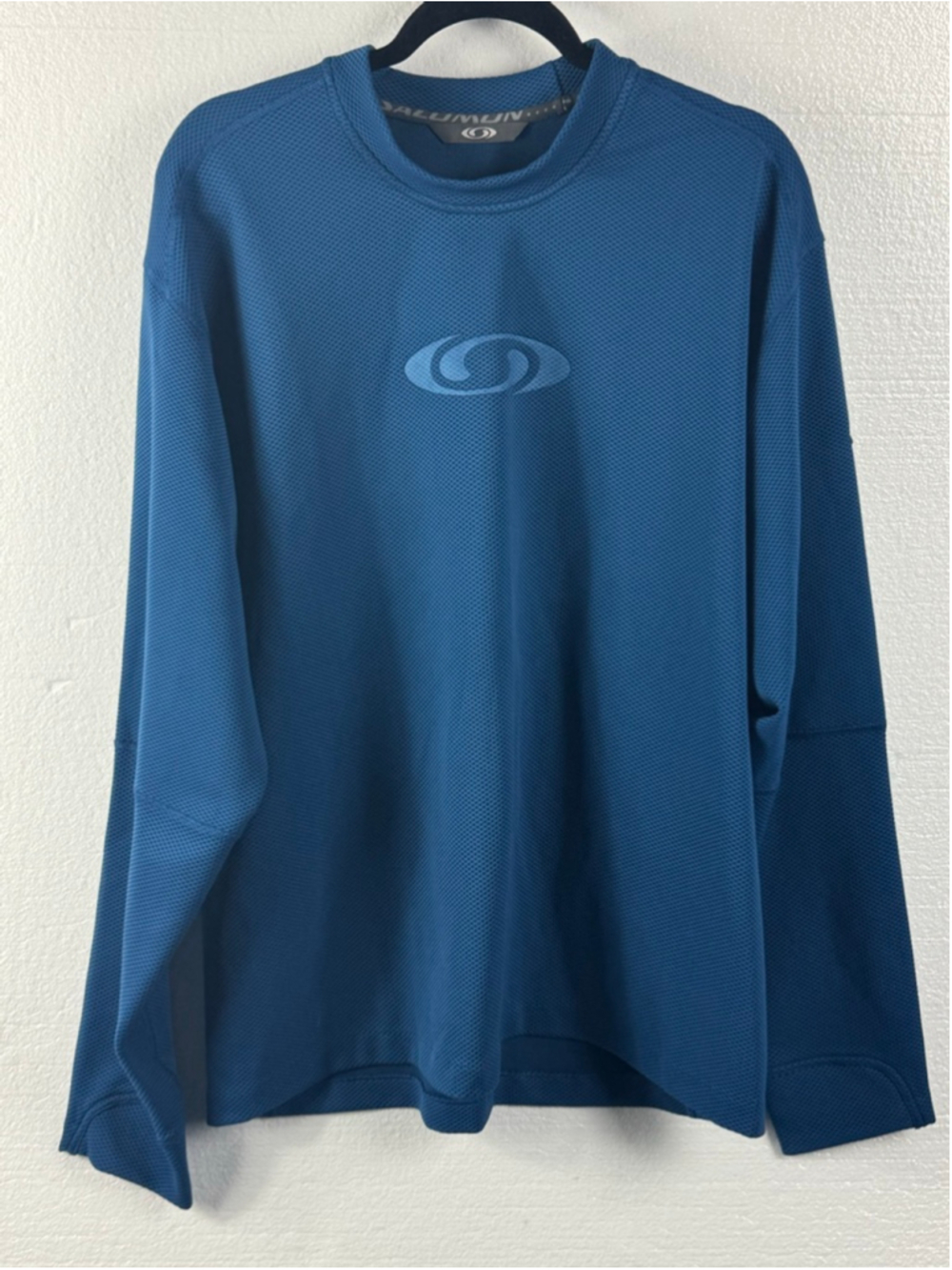 Salomon Long Sleeve Y2K Motomesh Thermal Crew Textured Shirt size XL